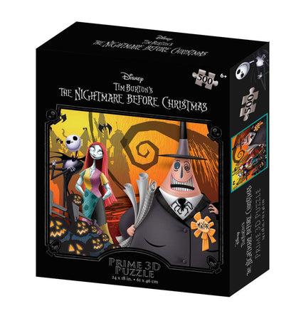 Prime3D Nightmare Before Christmas - 500 Piece 3D Jigsaw - Good Games