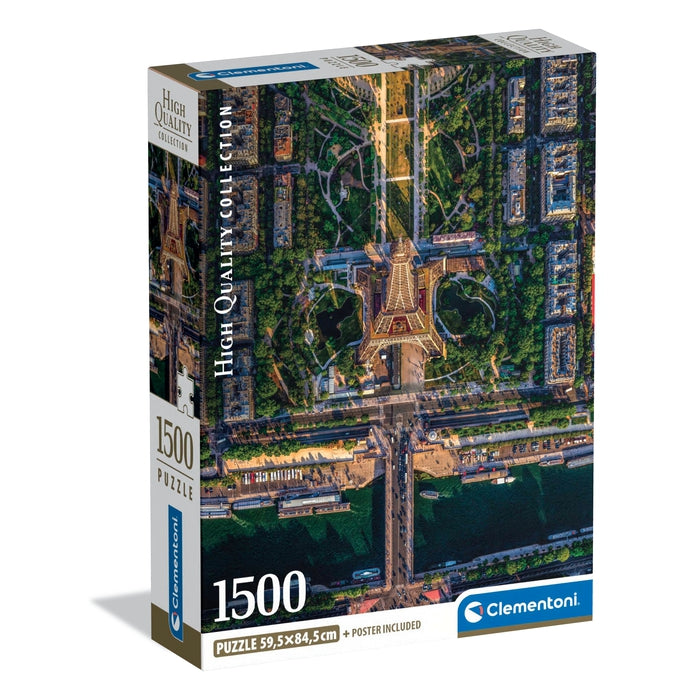Clementoni - Flying Over Paris 1500 Piece Jigsaw - Good Games