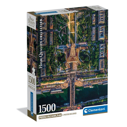 Clementoni - Flying Over Paris 1500 Piece Jigsaw - Good Games
