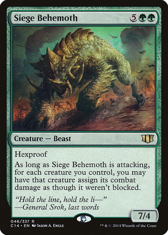 Siege Behemoth 46/337 (Commander 2014) 