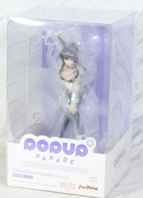 POP UP PARADE Utaha Kasumigaoka Bunny Ver PVC figure in clear plastic box