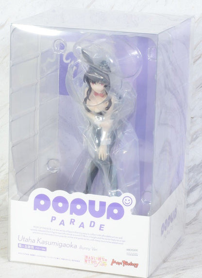 POP UP PARADE Utaha Kasumigaoka Bunny Ver PVC figure in clear plastic box