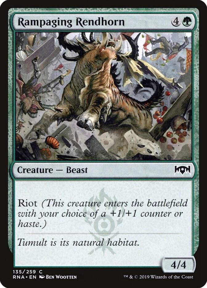 Rampaging Rendhorn 135/259 (Ravnica Allegiance) 