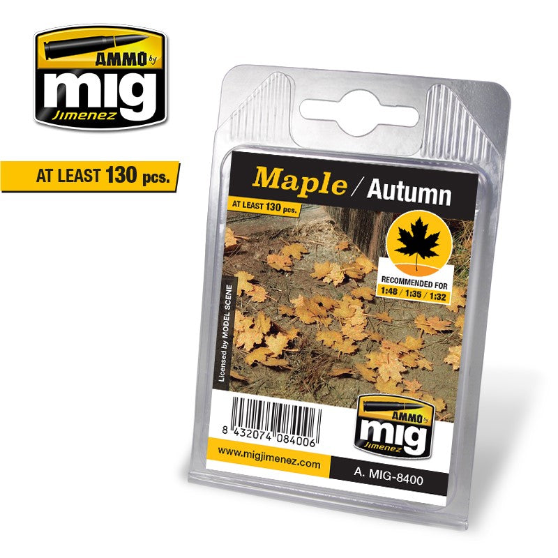 Ammo by MIG Dioramas - Leaves - Maple - Autumn - Good Games