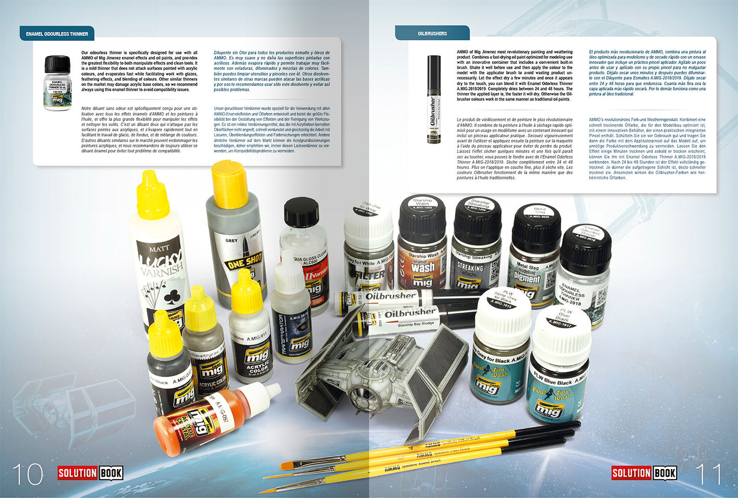 Ammo by MIG - Book - How To Paint Imperial Galactic Fighters Solution Book 05 - Good Games
