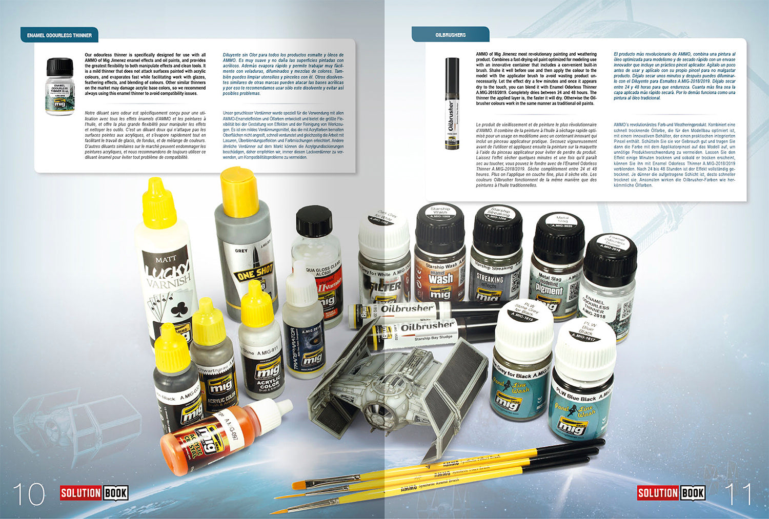 Ammo by MIG - Book - How To Paint Imperial Galactic Fighters Solution Book 05 - Good Games