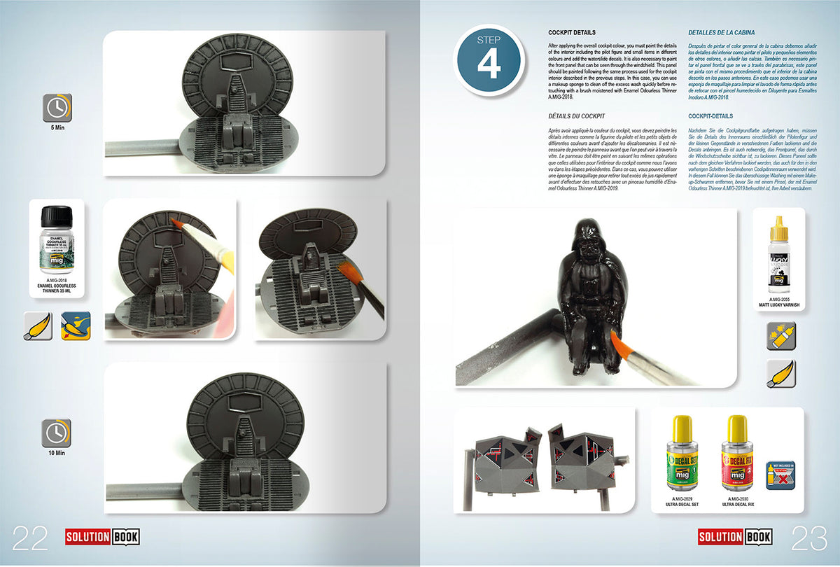 Ammo by MIG - Book - How To Paint Imperial Galactic Fighters Solution Book 05 - Good Games