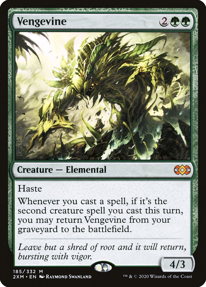 Vengevine 185/332 (Double Masters)  - Foil