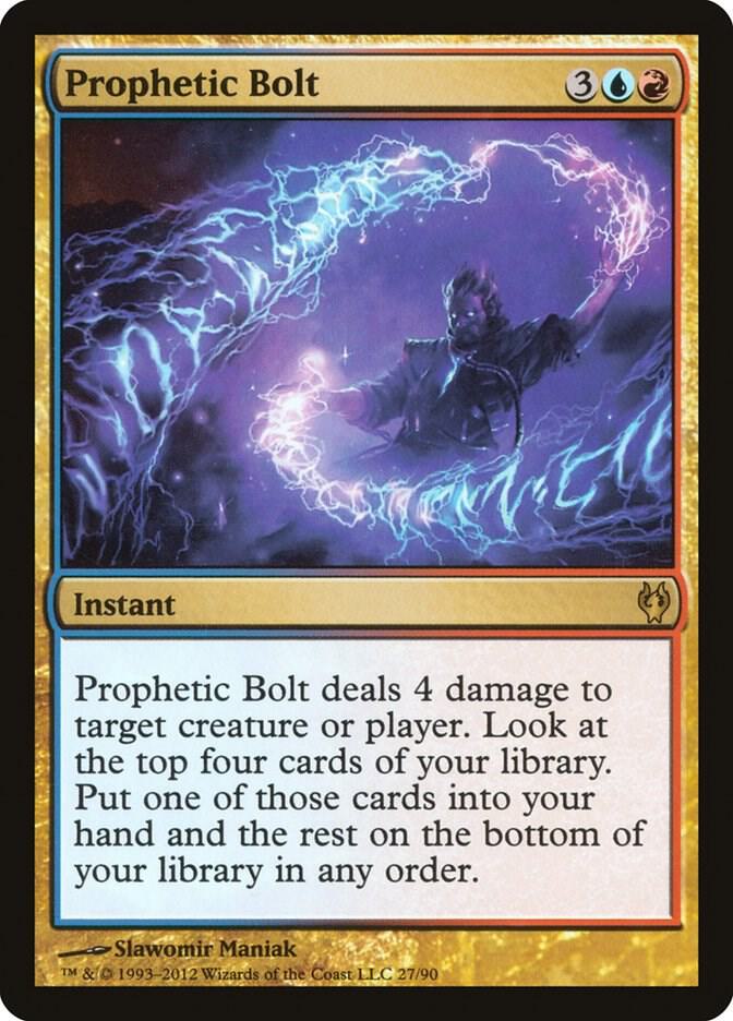 Prophetic Bolt 27/90 (Duel Decks: Izzet vs. Golgari) 