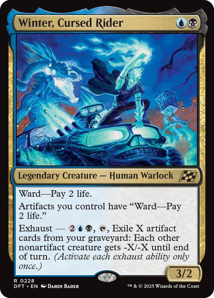 Winter Cursed Rider 228 (Promo Pack: Aetherdrift) 