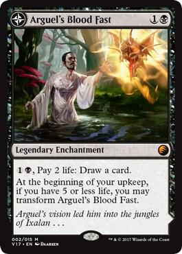 Arguel's Blood Fast // Temple of Aclazotz 2/15 (From the Vault: Transform)  - Foil