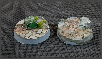 Gamers Grass: Bases: Urban Warfare Bases Round 32mm x8 - Good Games