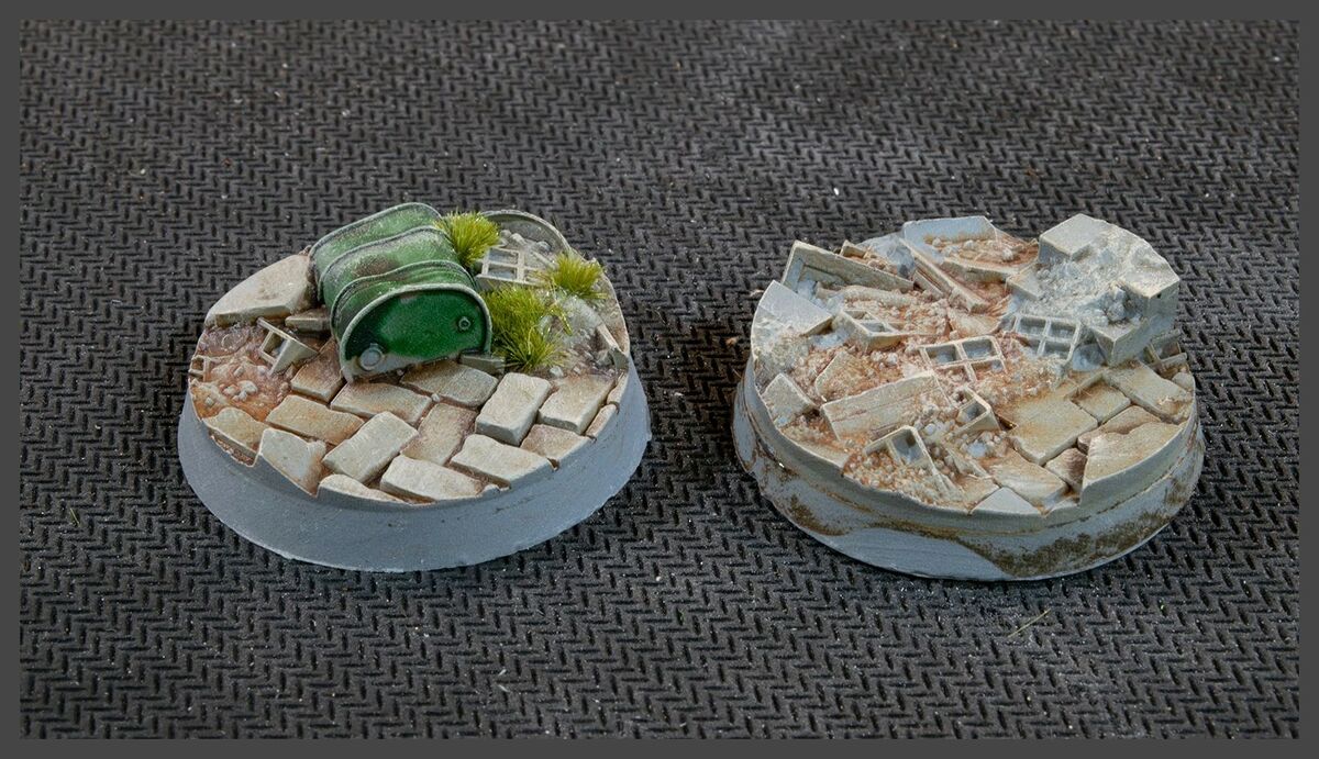Gamers Grass: Bases: Urban Warfare Bases Round 32mm x8