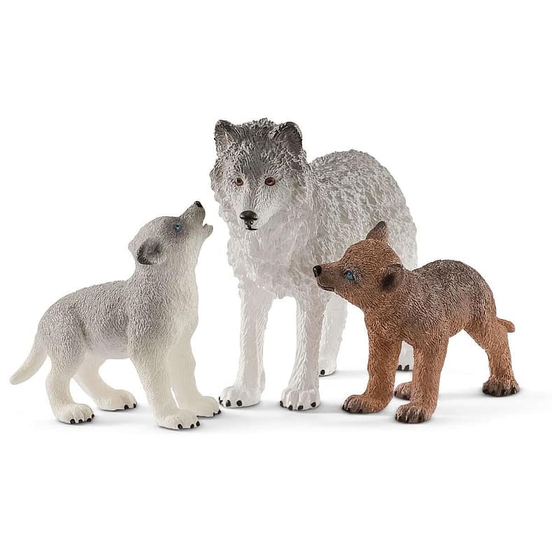 Schleich - Mother Wolf With Pups - Good Games