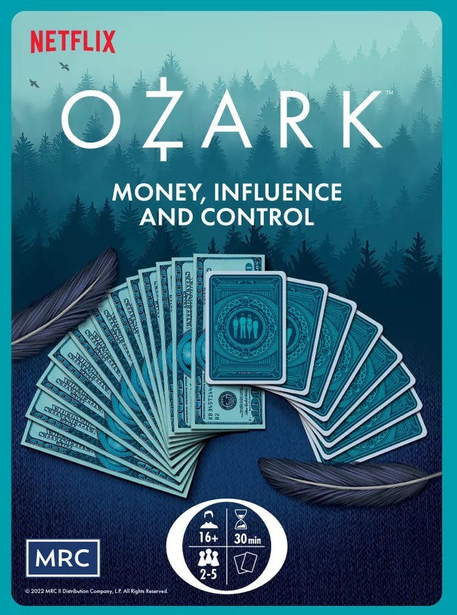 Ozark board game setup on table