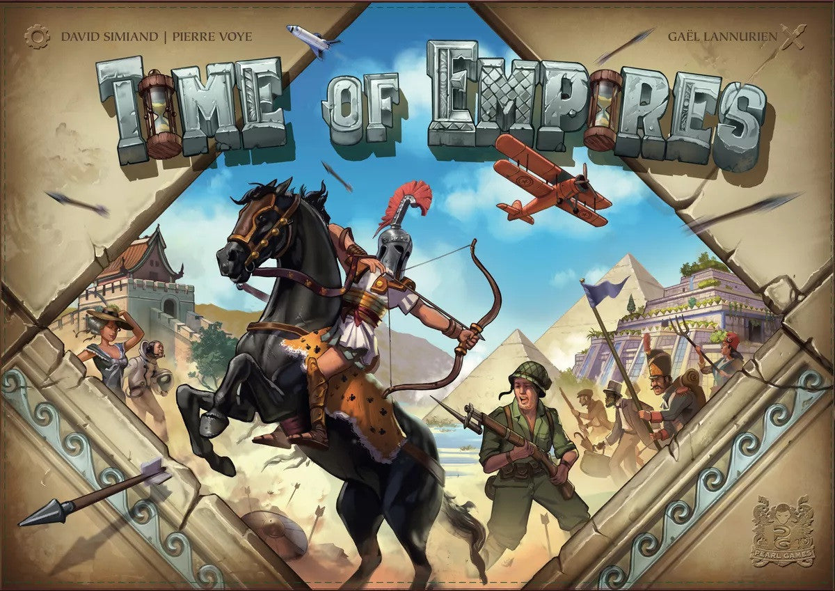 Retail image of "Time of Empires" board game