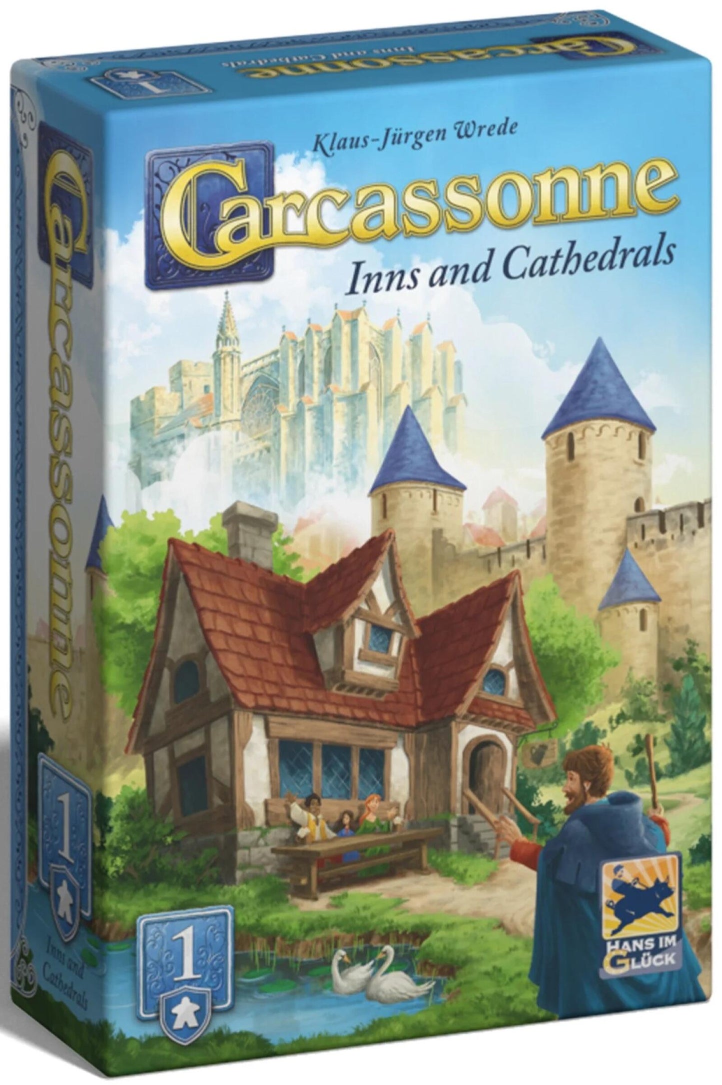 Carcassonne Expansion 1: Inns and Cathedrals (2025 Redesign)