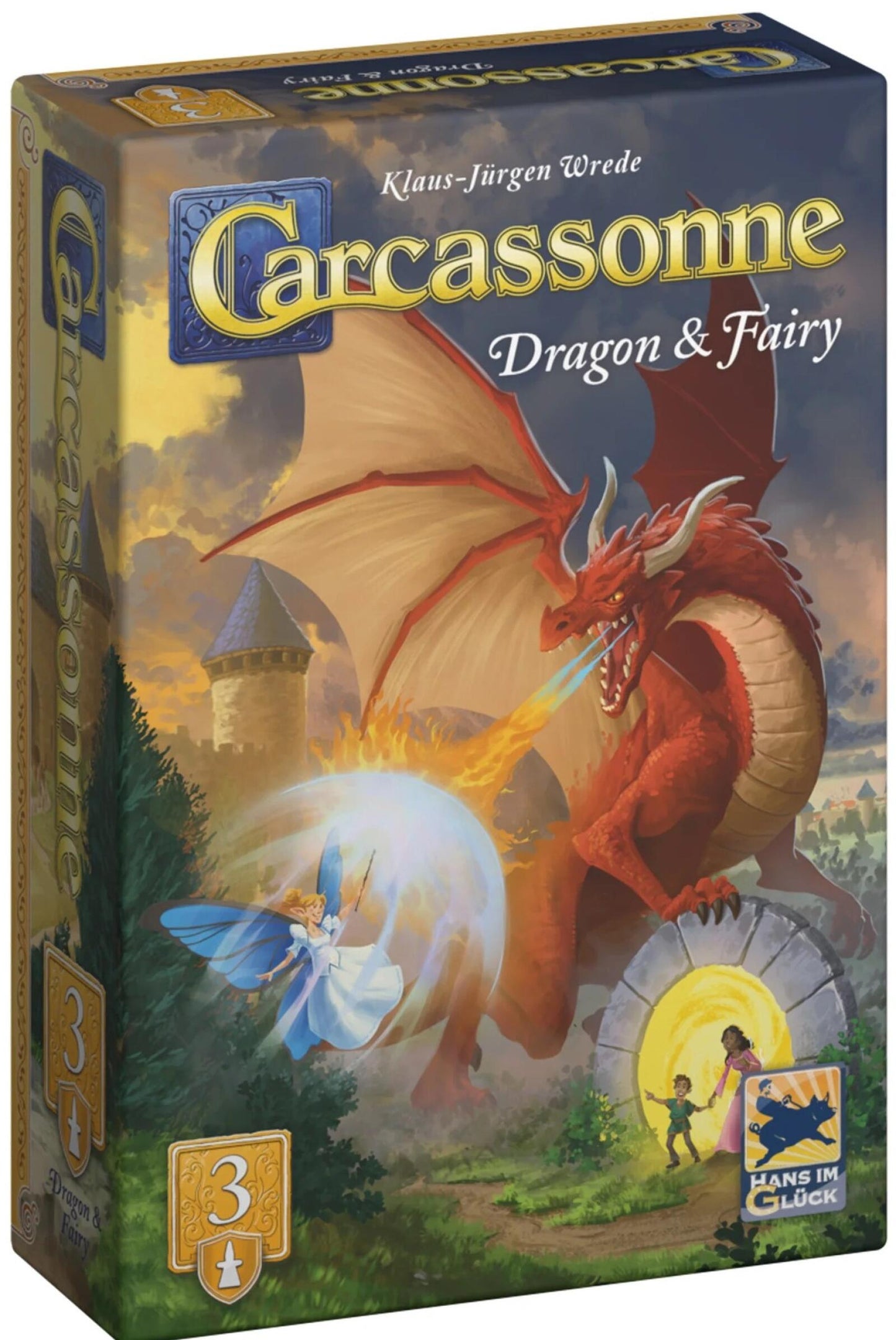 Carcassonne Expansion 3: Dragon and Fairy (2025 Redesign)