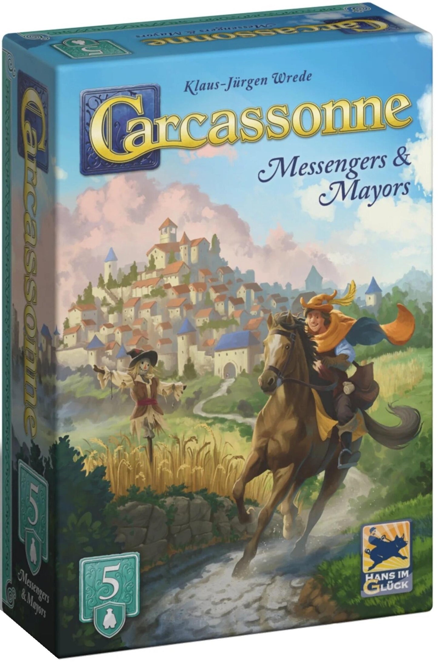 Carcassonne Expansion 5: Messengers and Mayors (2025 Redesign)
