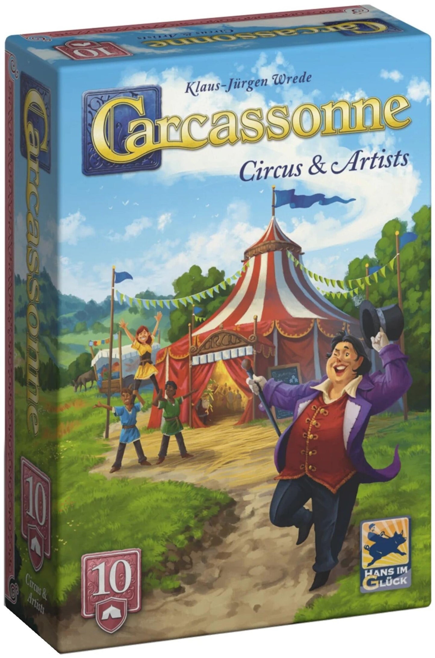 Carcassonne Expansion 10: Circus and Artists (2025 Redesign)