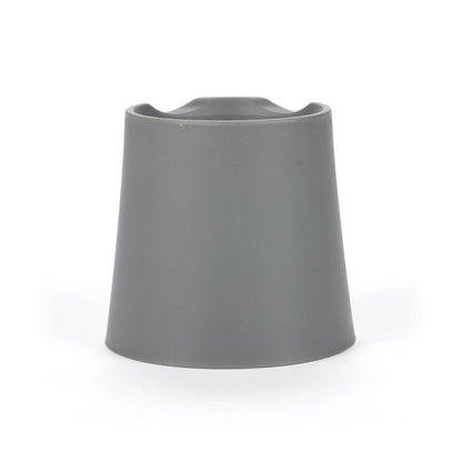 Tapered dark grey silicone stand with slotted opening