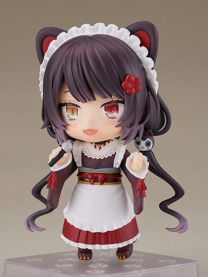 Nendoroid Inui Toko with microphone accessory and closed-eyes singing expression
