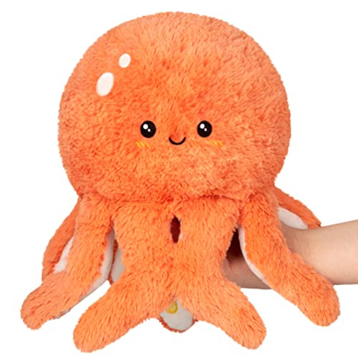 Mini Squishable Cute Octopus- Coral