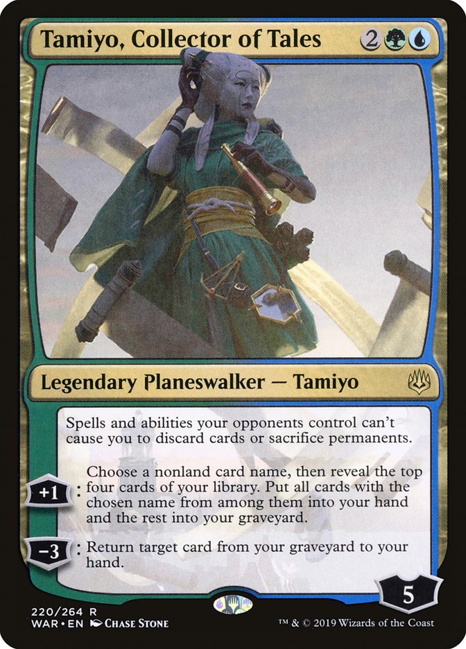 Tamiyo, Collector of Tales 220 (War of the Spark) 