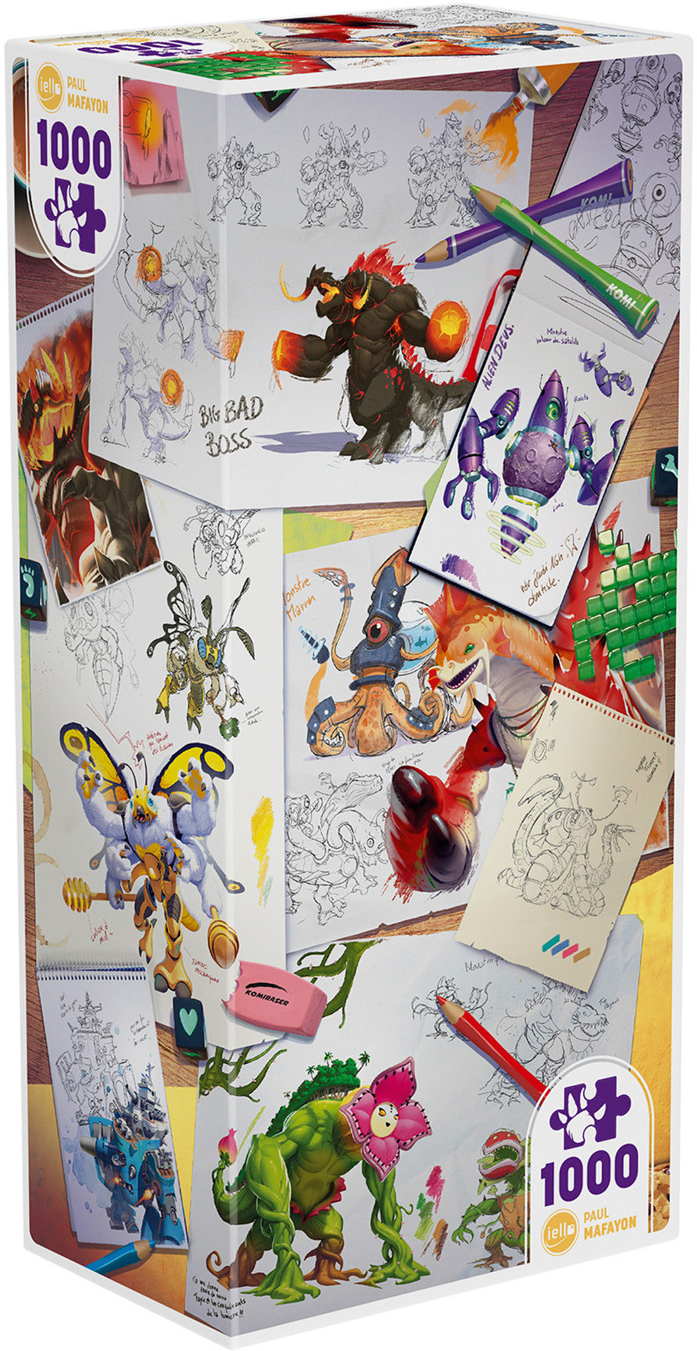 IELLO Puzzle Universe Making of Monsters (#15) 1000 pieces