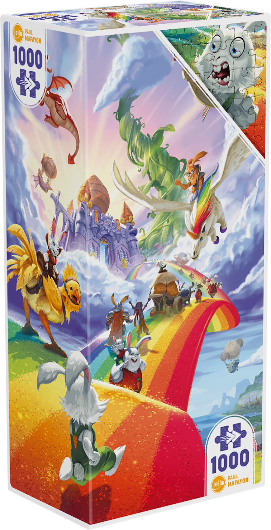 Iello Twist Bunny Kingdom In The Sky - 1000 piece Puzzle