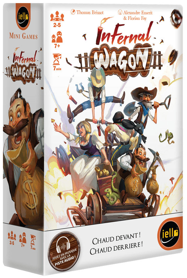 Infernal Wagon board game box cover showing the game's artwork