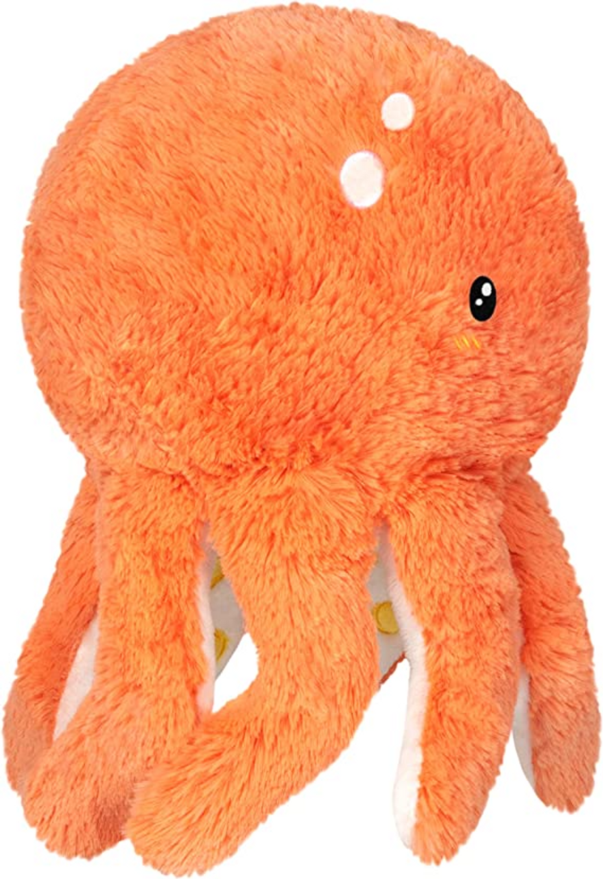 Mini Squishable Cute Octopus- Coral