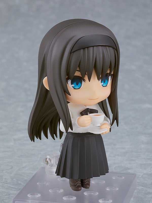 Nendoroid Shizuku Kitayama figure from The Irregular at Magic High School holding a teacup and saucer