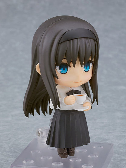 Nendoroid Shizuku Kitayama figure from The Irregular at Magic High School holding a teacup and saucer