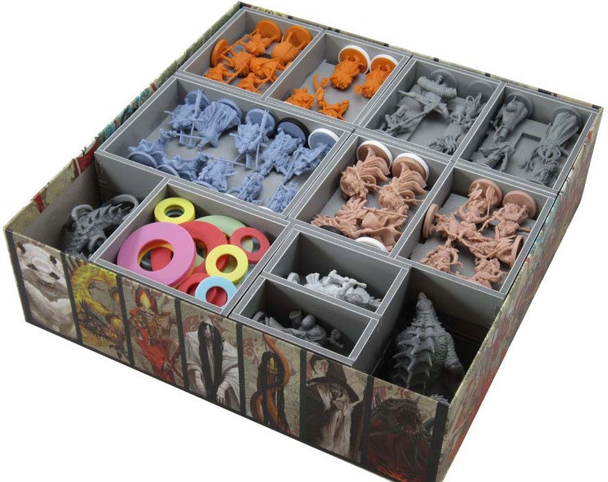 Retail packaging for Folded Space Rising Sun Daimyo box insert