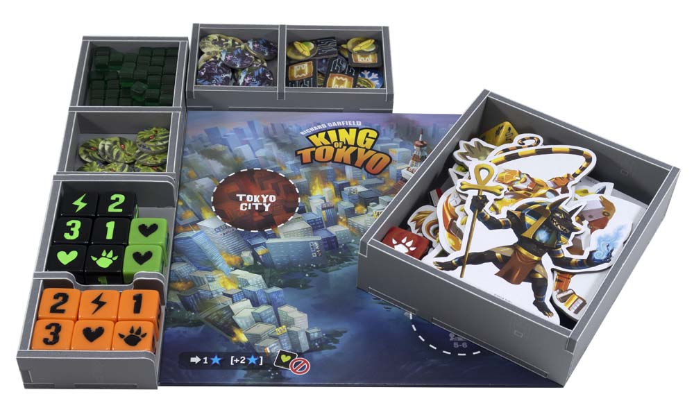 Folded Space Game Inserts - King of Tokyo and King of New York - Good Games