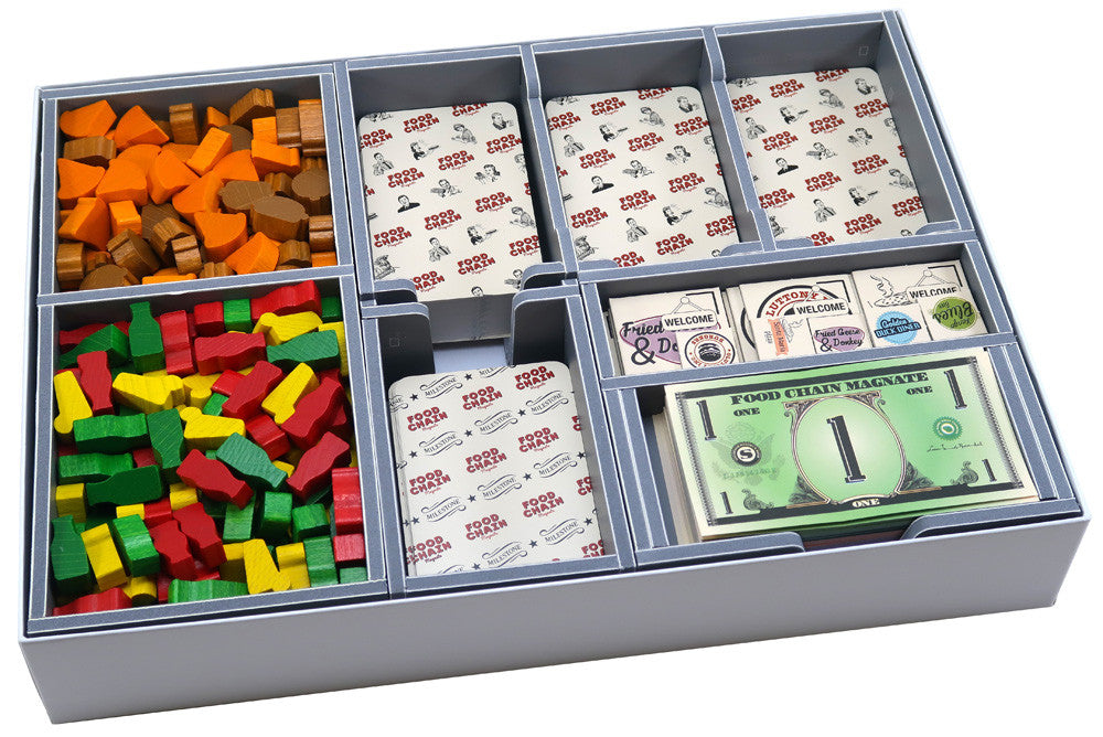 Retail Packaging of Folded Space Insert for Food Chain Magnate Front Product Image
