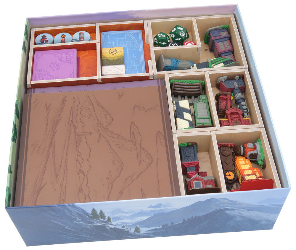 Folded Space updated game inserts for Tapestry board game