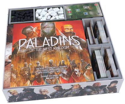 Designed to organize components of Paladins of the West Kingdom Collector's Box