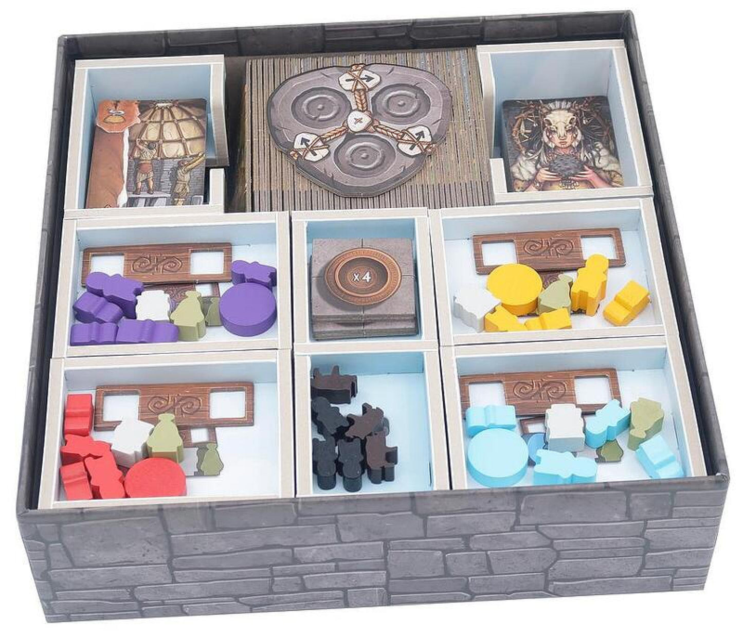 Folded Space - Colour Board Game Insert for Skara Brae