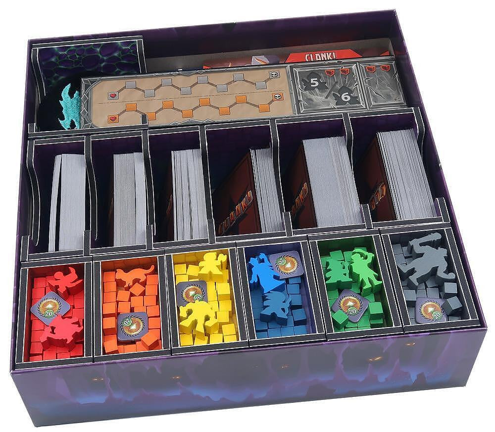 Folded Space - Colour Board Game Insert for Clank! Catacombs
