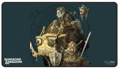 Ultra Pro: Planescape:AitM Black Stitched Playmat Featuring: Alternate Cover Artwork v3 for D&D - Good Games