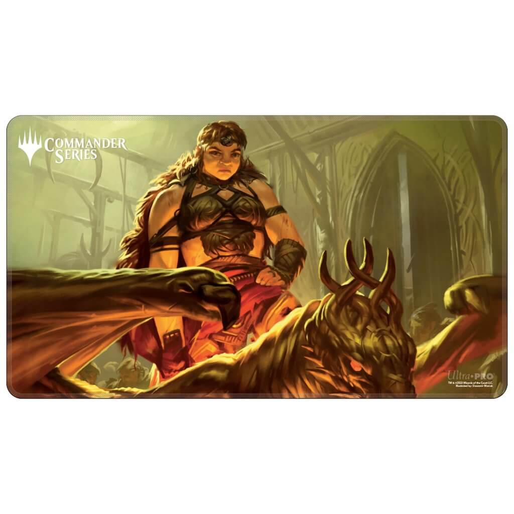 Ultra Pro Magic: The Gathering - Playmat - Commander Series Mono Color - Magda Stitched Edge Playmat - Good Games