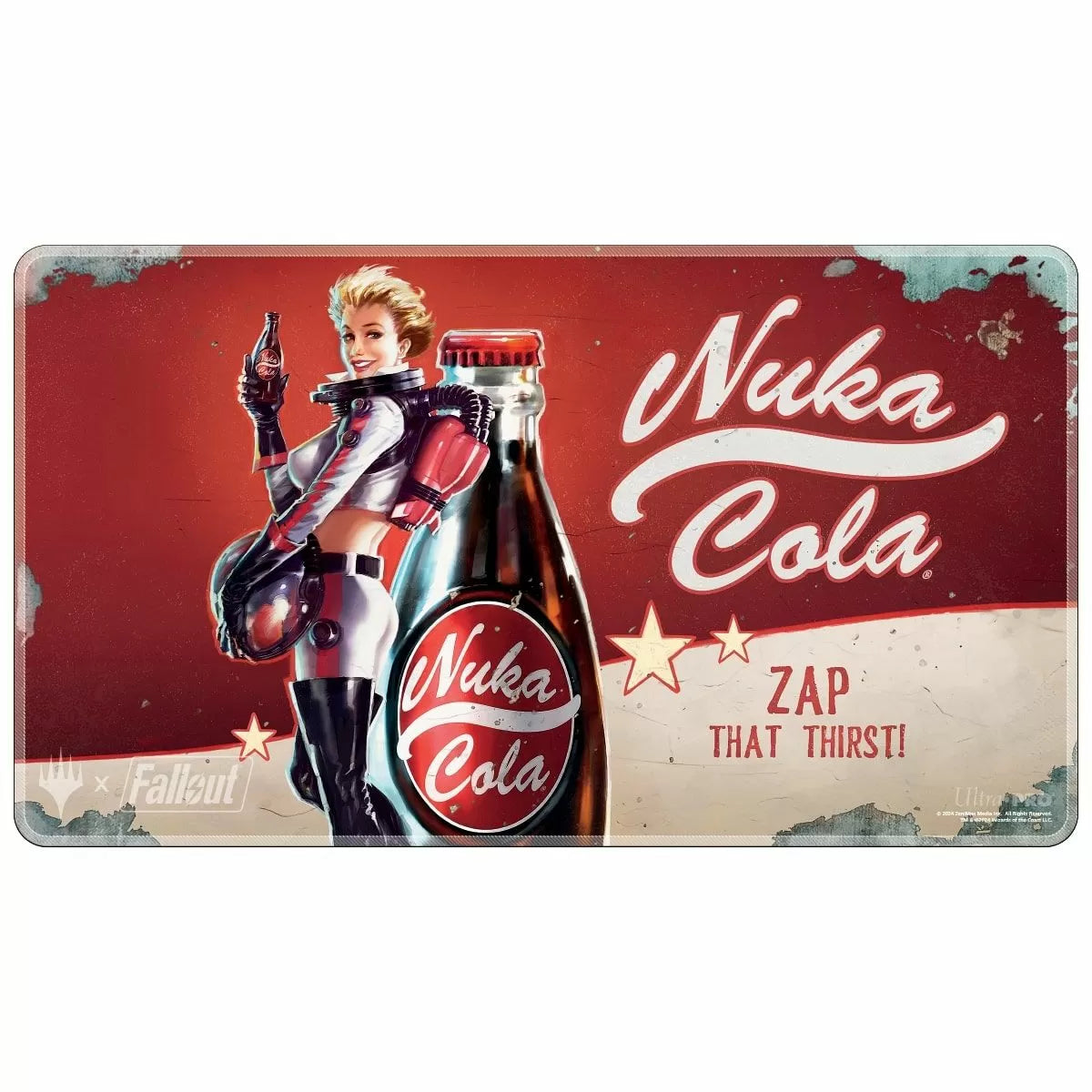 Magic The Gathering - Fallout Holofoil Playmat Z - Nuka Cola - Good Games