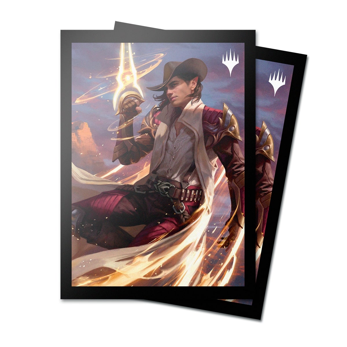 Ultra Pro: Outlaws of Thunder Junction Protector Sleeves Key Art 3 for Magic: The Gathering (100) - Good Games