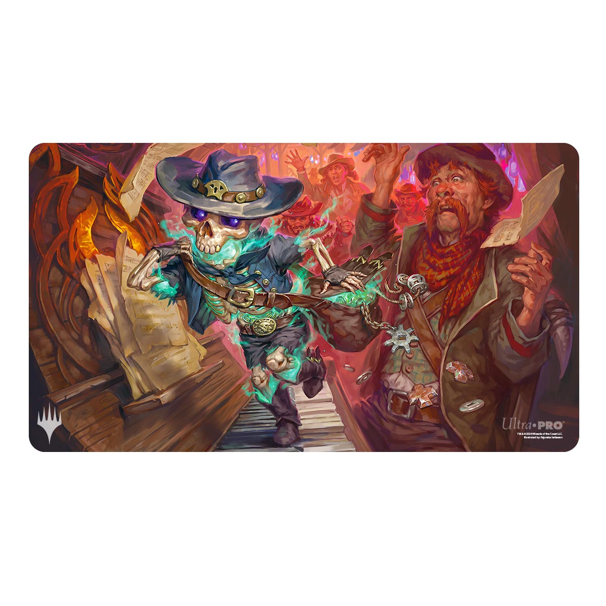 Ultra Pro: Outlaws of Thunder Junction Playmat Key Art 1 for Magic: The Gathering (Preorder) - Good Games