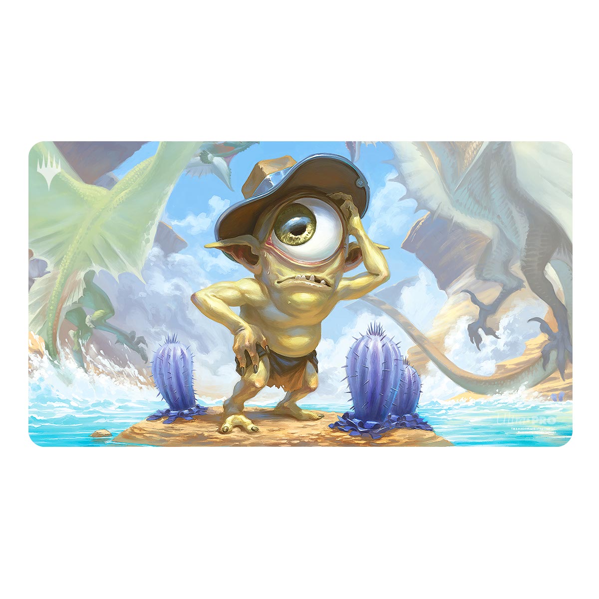 Ultra Pro: Outlaws of Thunder Junction Playmat Blue-2 for Magic: The Gathering (Preorder) - Good Games