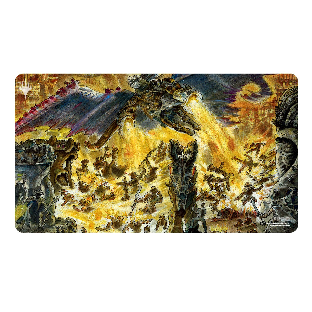 Ultra Pro: Outlaws of Thunder Junction Playmat Black for Magic: The Gathering (Preorder) - Good Games