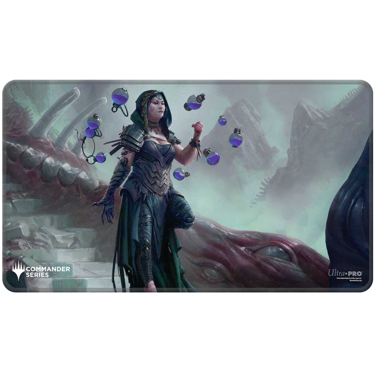 Ultra Pro: Commander Series Release 4 3 Color Shard - Q4 2024 Stitched Edge Playmat Kess Magic: The Gathering - Good Games