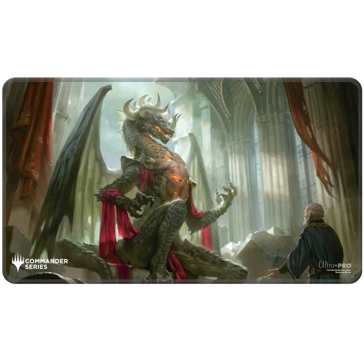 Ultra Pro: Commander Series Release 4 3 Color Shard - Q4 2024 Stitched Edge Playmat Korvold Magic: The Gathering - Good Games
